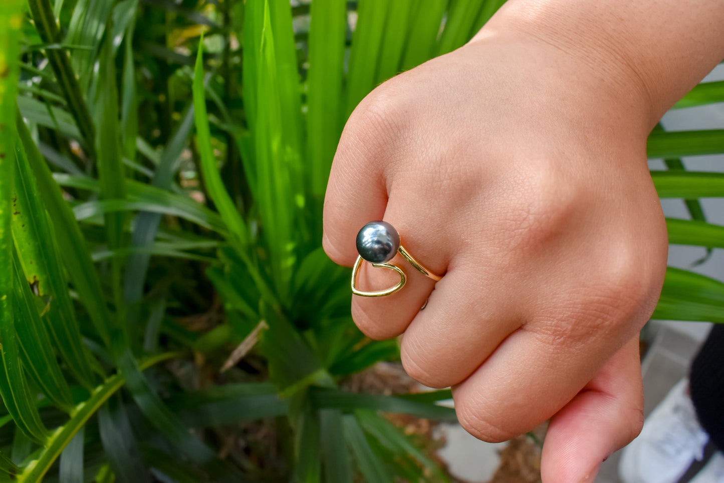 WINNIE - Love Heart Single Pearl Ring - MULTICOLOUR VARIETY - Adjustable