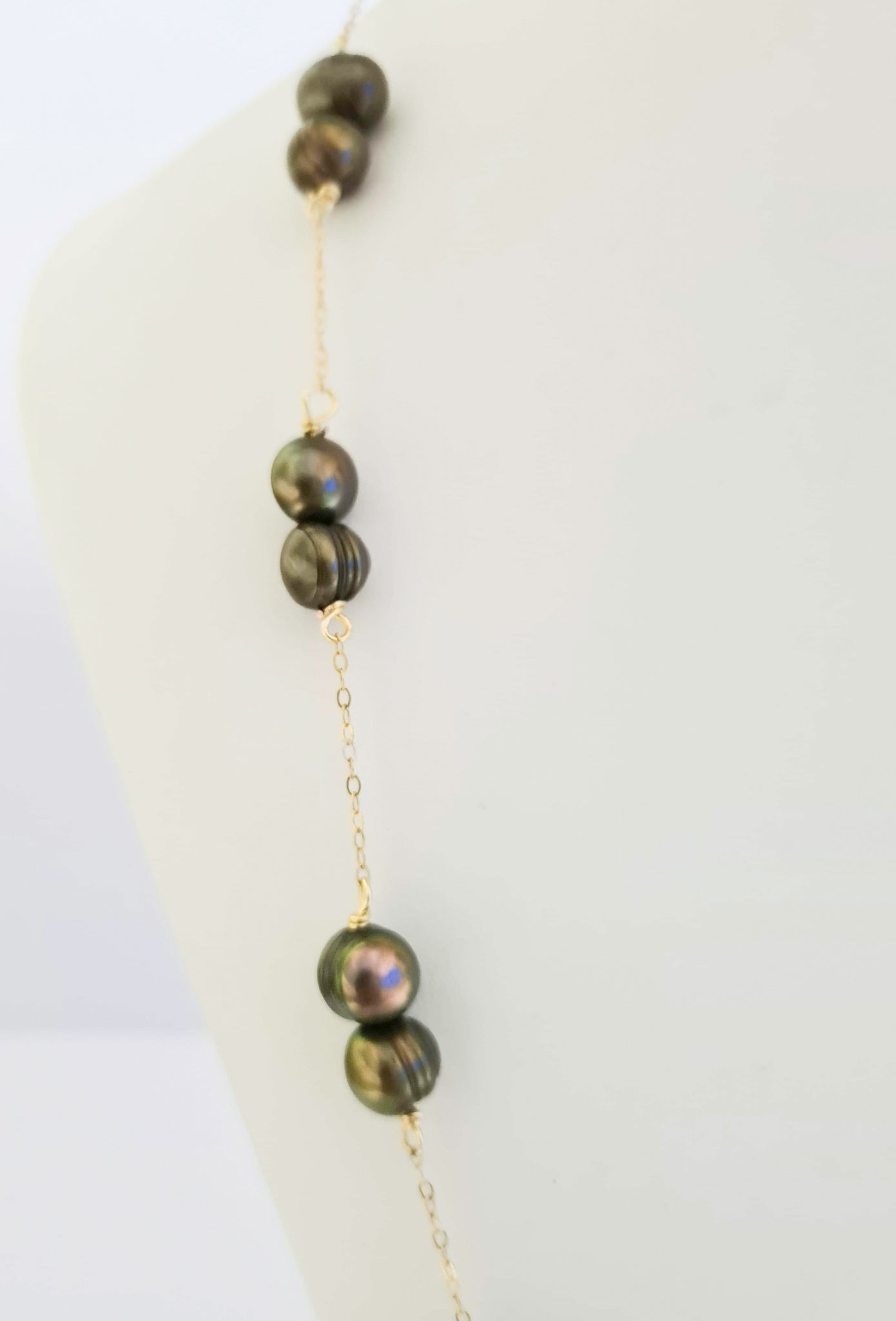 Natural Baroque Freshwater Multiple Pearl Necklace (Double Pearl Style)