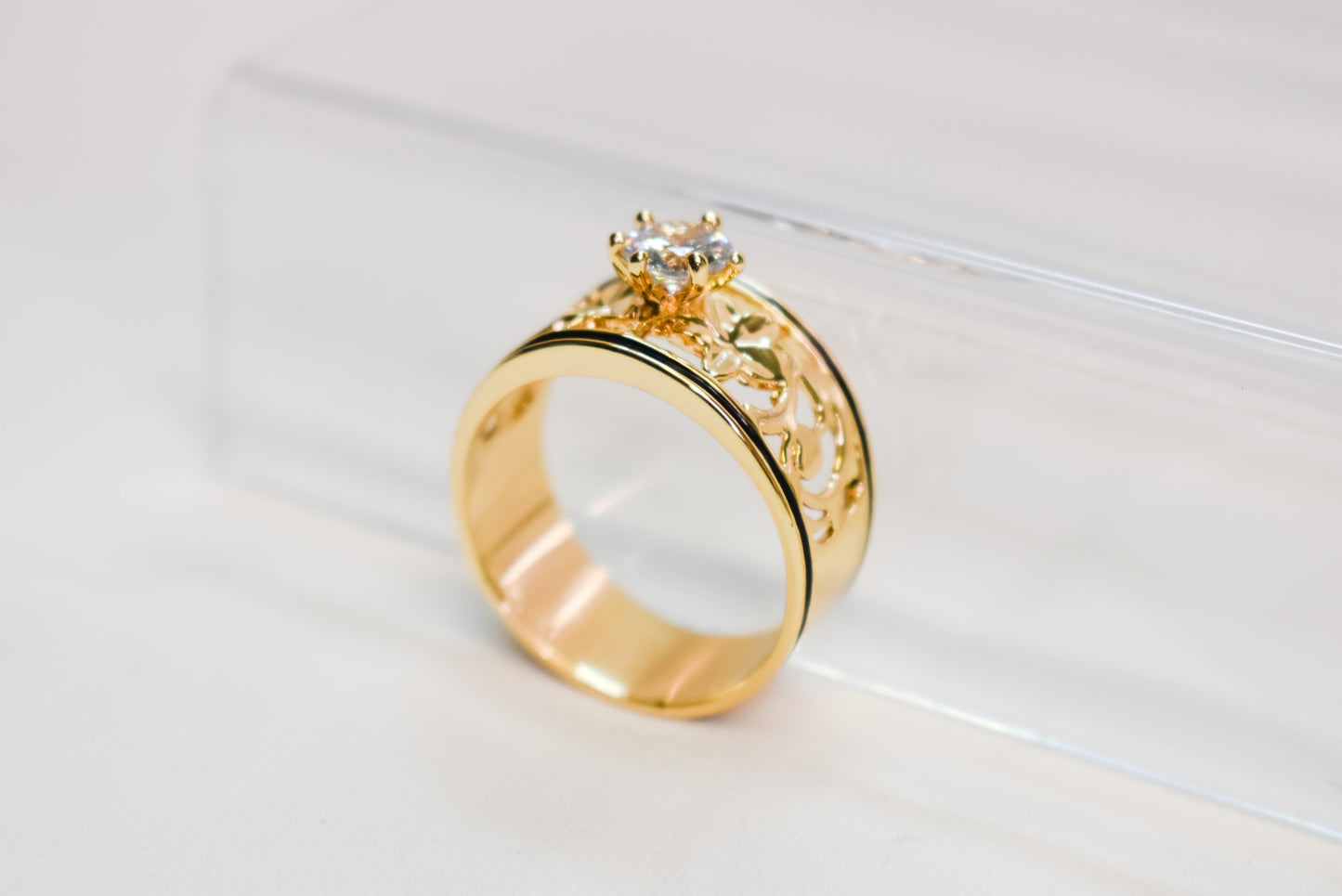 PUAMERIA CZ DIAMOND GOLDFILLED RING