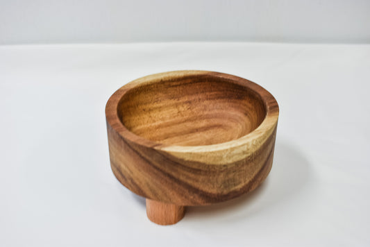SIMPLE WOODEN TANOA BOWL