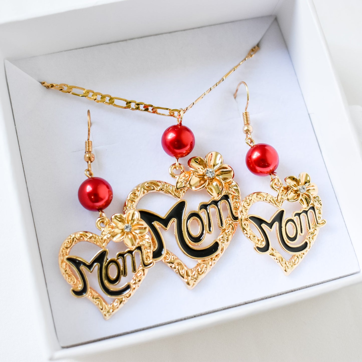 TINA #3 - MOM Premium Red Shell Pearl Set